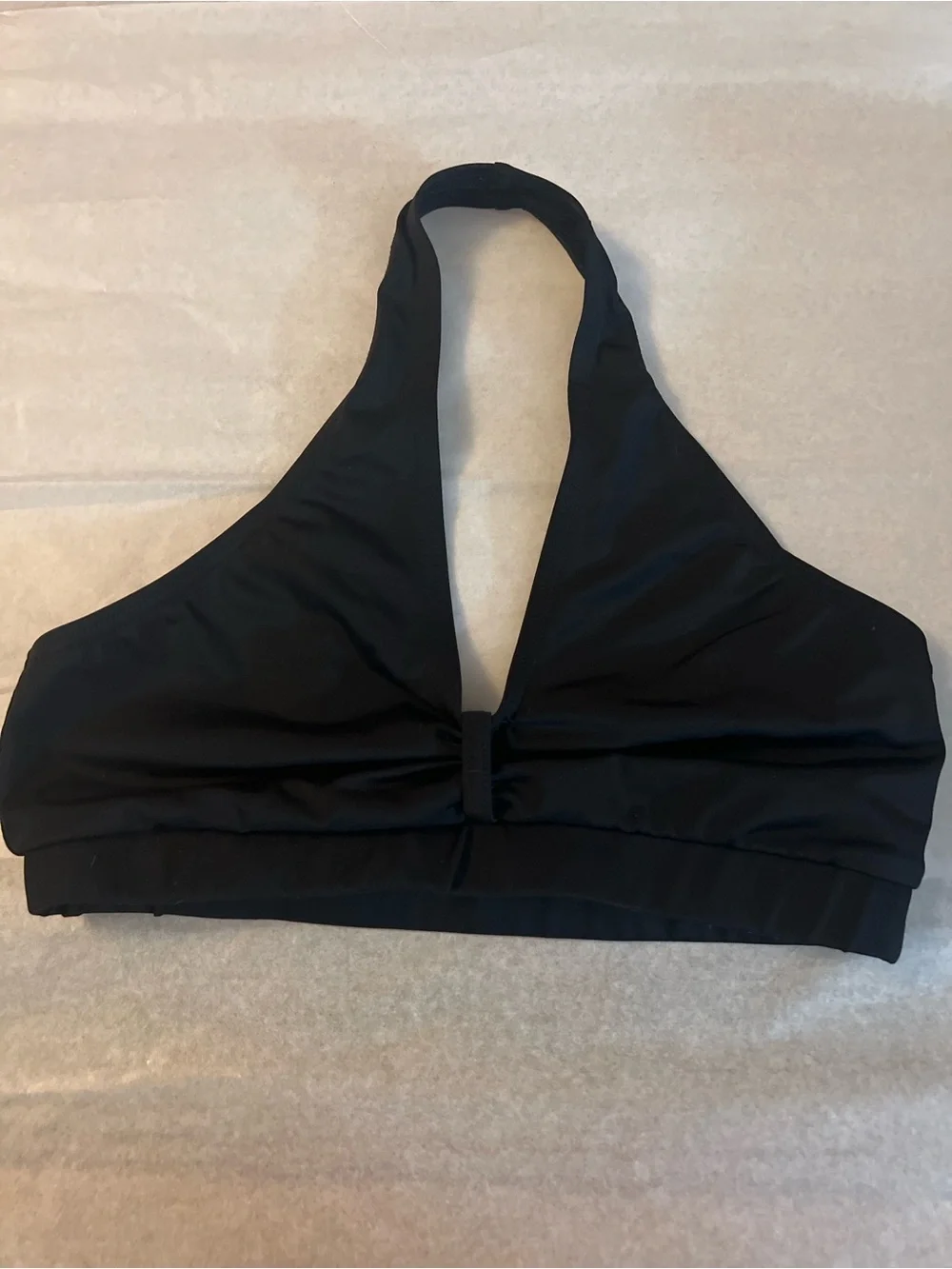 Balera Black Halter Dance Bra Top | Child Large (LC) | EUC